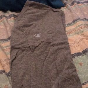 A plain regular grey champion shirt